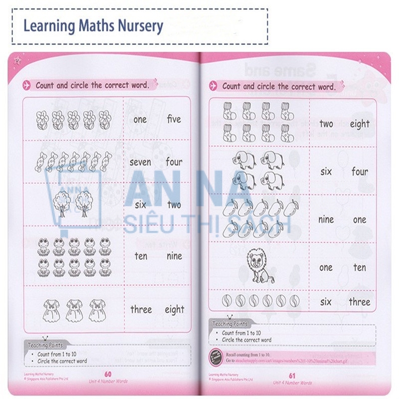Sách Tiếng Anh - Sách Nhập Khẩu - An Na Siêu Thị Sách Series learning mathematics nhập 9 quyển