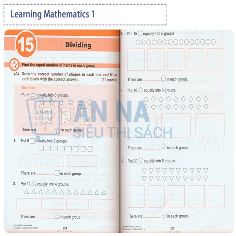 Sách Tiếng Anh - Sách Nhập Khẩu - An Na Siêu Thị Sách Series learning mathematics nhập 9 quyển